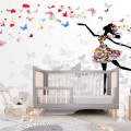 Fototapet fara imbinari Butterfly Girl Dream Fantasy