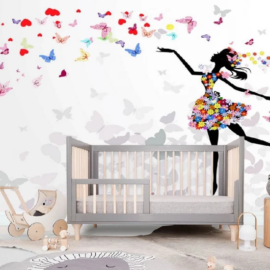 Fototapet fara imbinari Butterfly Girl Dream Fantasy