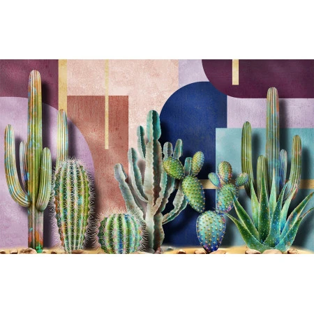Fototapet fara imbinari Cactus Day Premier Decor