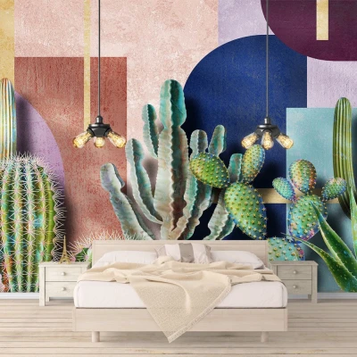 Fototapet fara imbinari Cactus Day Premier Decor