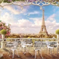 Fototapet fara imbinari Călătorie De Vis În Paris