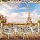 Fototapet fara imbinari Călătorie De Vis În Paris