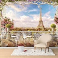 Fototapet fara imbinari Călătorie De Vis În Paris