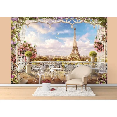 Fototapet fara imbinari Călătorie De Vis În Paris Premier Decor