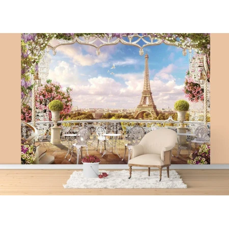 Fototapet fara imbinari Călătorie De Vis În Paris Premier Decor