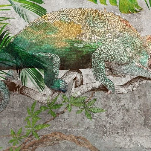 Fototapet fara imbinari Cameleon