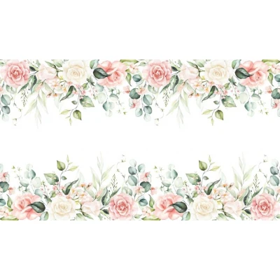 Fototapet fara imbinari Colorful Flowers Premier Decor