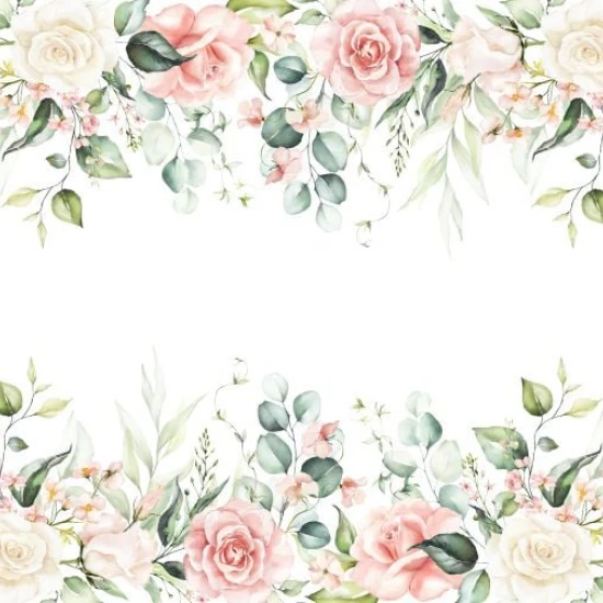 Fototapet fara imbinari Colorful Flowers