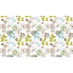 Fototapet fara imbinari Colorful Flowers Pattern Premier Decor