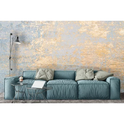 Fototapet fara imbinari Concrete With Gold Leaf Premier Decor