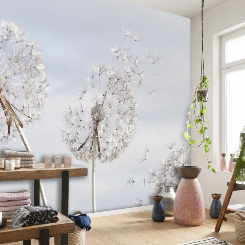 Fototapet fara imbinari Dandelion Fantasy Living si Dormitor