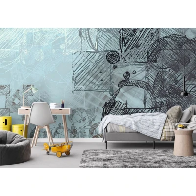 Fototapet fara imbinari Desene Abstracte Premier Decor