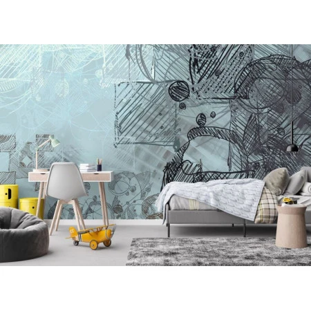 Fototapet fara imbinari Desene Abstracte Premier Decor