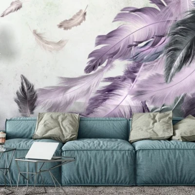 Fototapet fara imbinari Dream Feathers Premier Decor