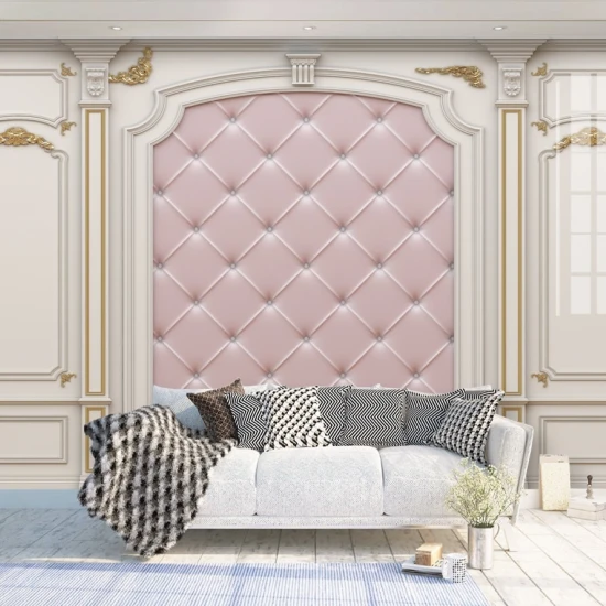 Fototapet fara imbinari Leather Pink