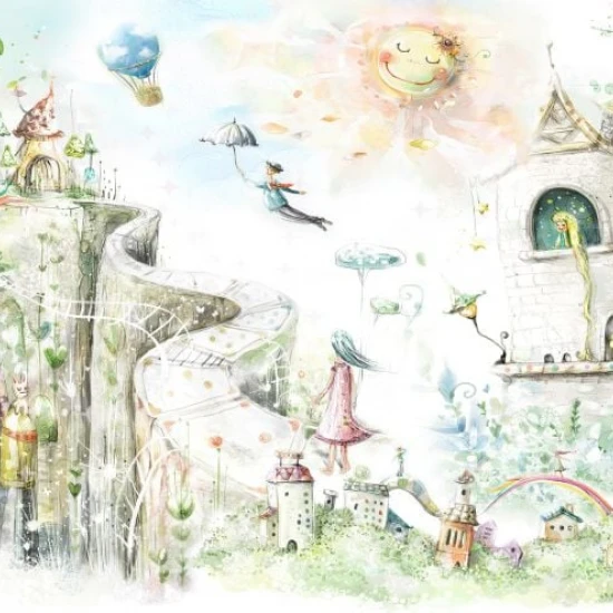 Fototapet fara imbinari Fairy Castle