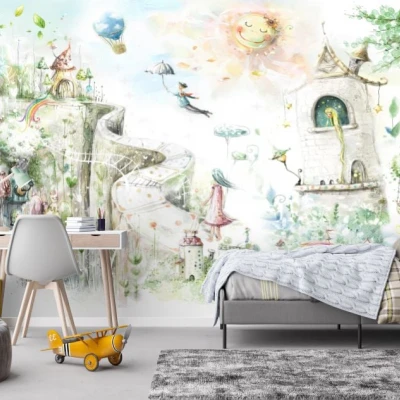 Fototapet fara imbinari Fairy Castle Premier Decor