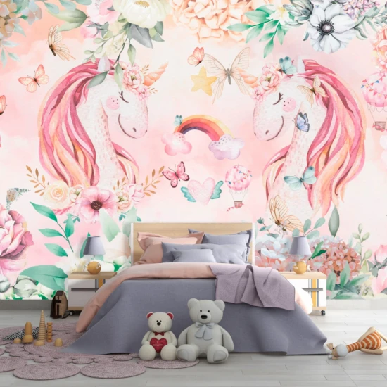 Fototapet fara imbinari Unicorn