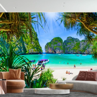 Fototapet fara imbinari Maya Bay Premier Decor