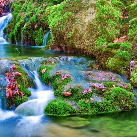 Fototapet fara imbinari Waterfall