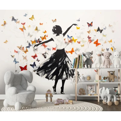 Fototapet fara imbinari Dancing Ballerina Premier Decor