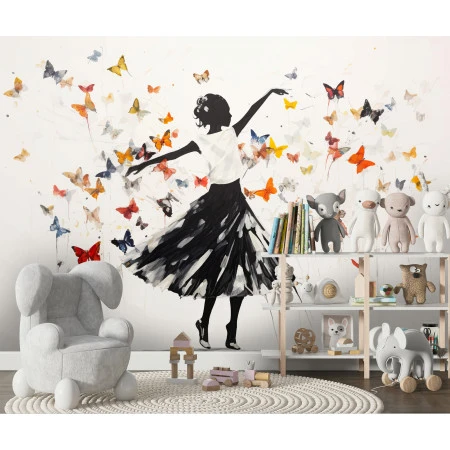 Fototapet fara imbinari Dancing Ballerina Premier Decor