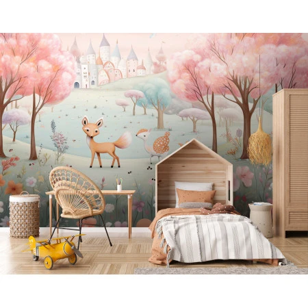 Fototapet fara imbinari Magic Forest Premier Decor
