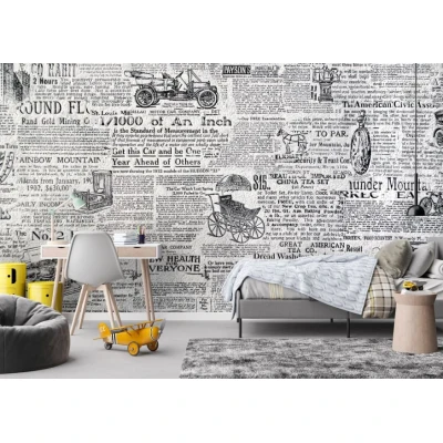 Fototapet fara imbinari File De Ziar Premier Decor