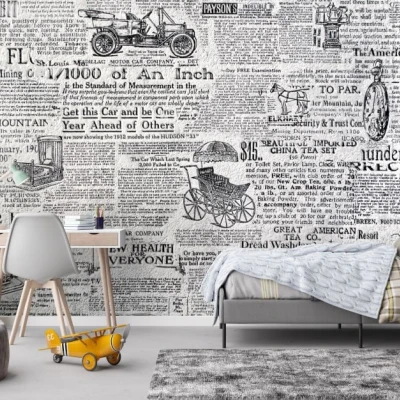 Fototapet fara imbinari File De Ziar Premier Decor