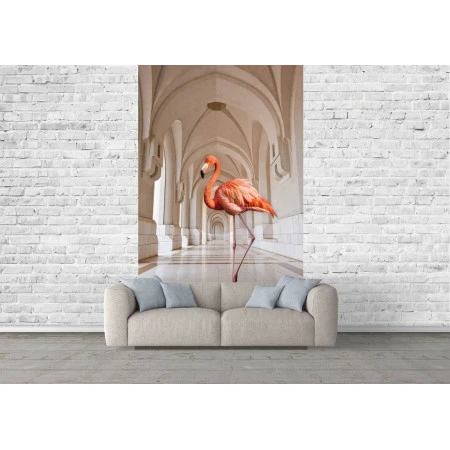Fototapet fara imbinari Flamingo on the Hallway
