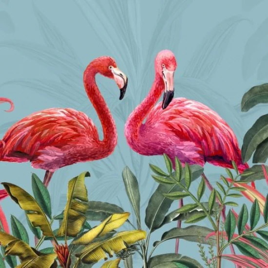 Fototapet fara imbinari Flamingo