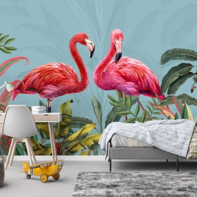 Fototapet fara imbinari Flamingo Premier Decor