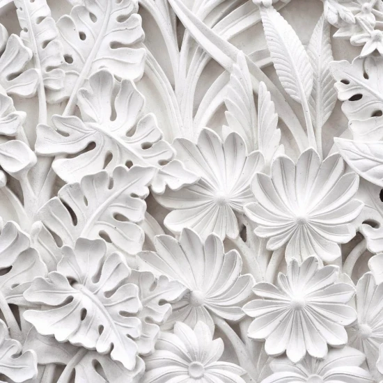 Fototapet fara imbinari Iluzie Flori 3D