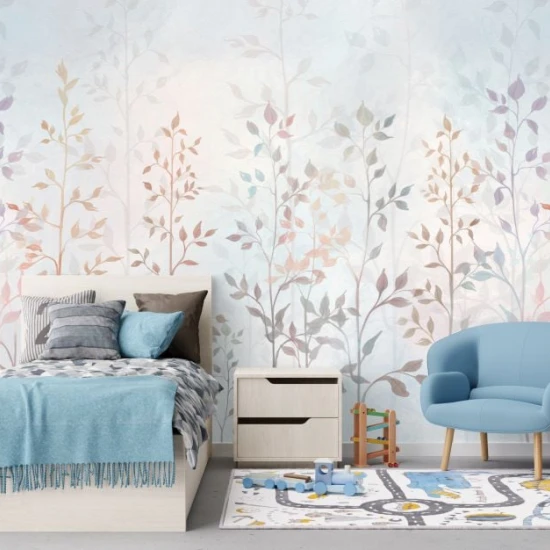 Fototapet fara imbinari Flori Colorate