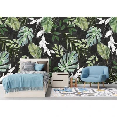 Fototapet fara imbinari Flori Tropicale Premier Decor