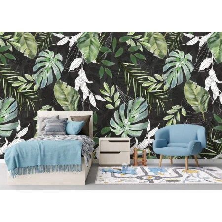 Fototapet fara imbinari Flori Tropicale Premier Decor