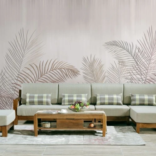 Fototapet fara imbinari Leaves Place