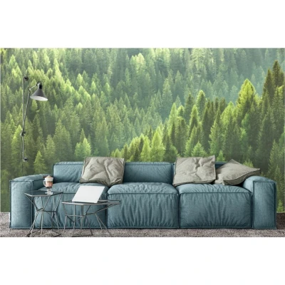 Fototapet fara imbinari Peisaj Forest Living si Dormitor Premier Decor