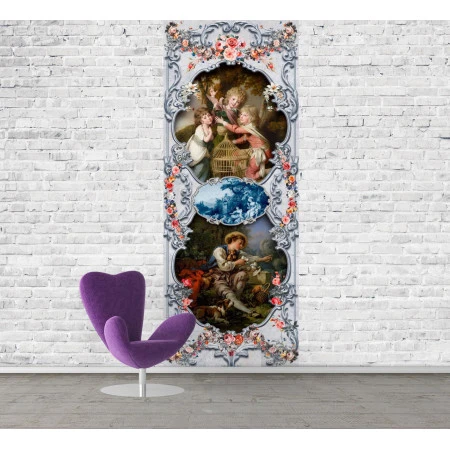 Fototapet fara imbinari Frescă Baroc Premier Decor