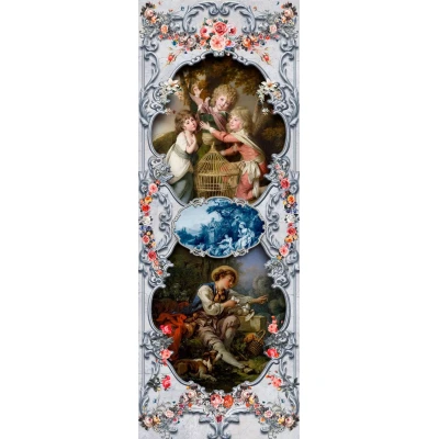 Fototapet fara imbinari Frescă Baroc Premier Decor