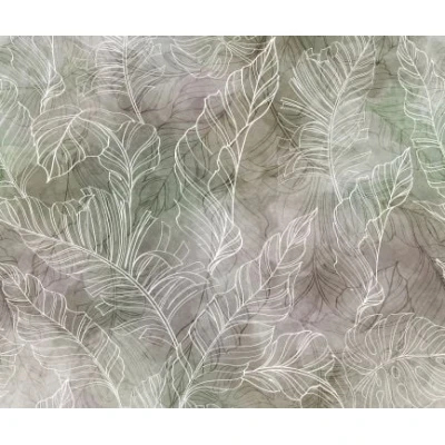 Fototapet fara imbinari Frunze Stilizate Premier Decor