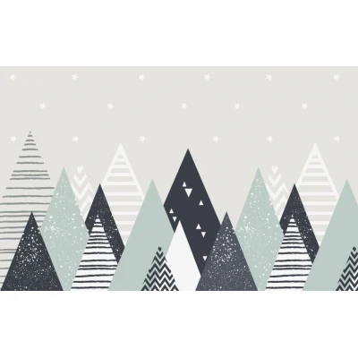 Fototapet fara imbinari Funky Mountains Premier Decor