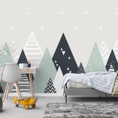 Fototapet fara imbinari Funky Mountains Premier Decor