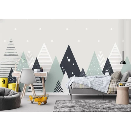 Fototapet fara imbinari Funky Mountains Premier Decor