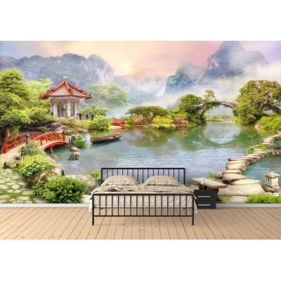 Fototapet fara imbinari Grădina Japoneză Premier Decor