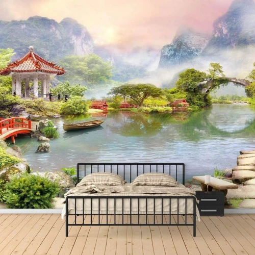 Fototapet fara imbinari Grădina Japoneză