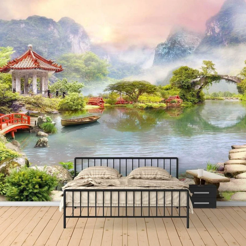 Fototapet fara imbinari Grădina Japoneză