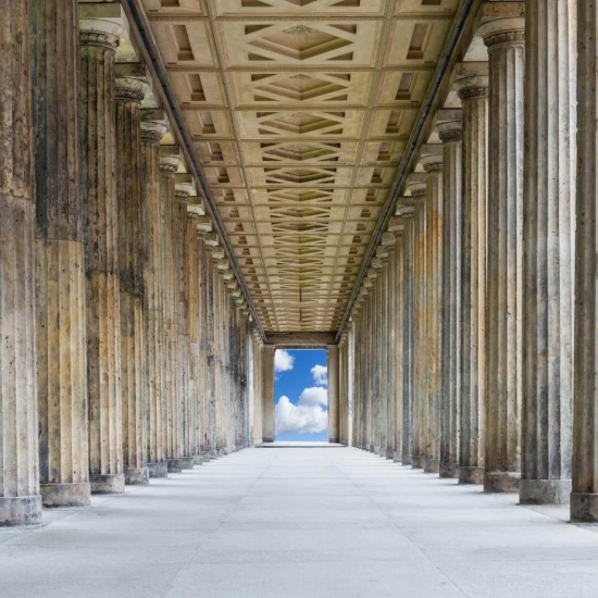 Fototapet fara imbinari Hallway to Heavens