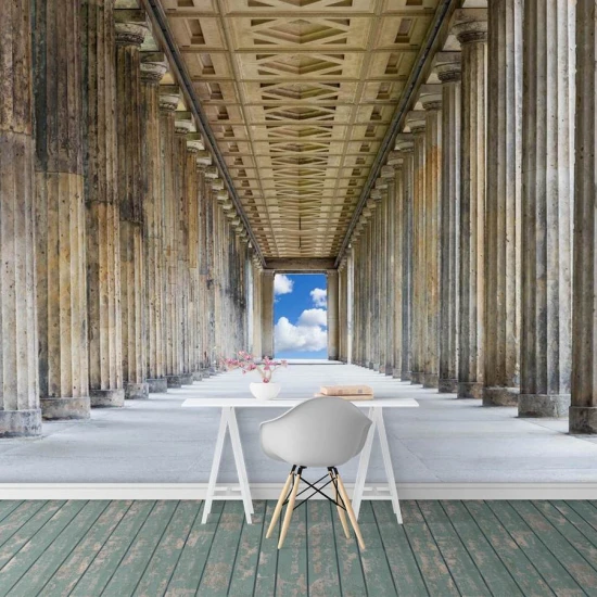 Fototapet fara imbinari Hallway to Heavens