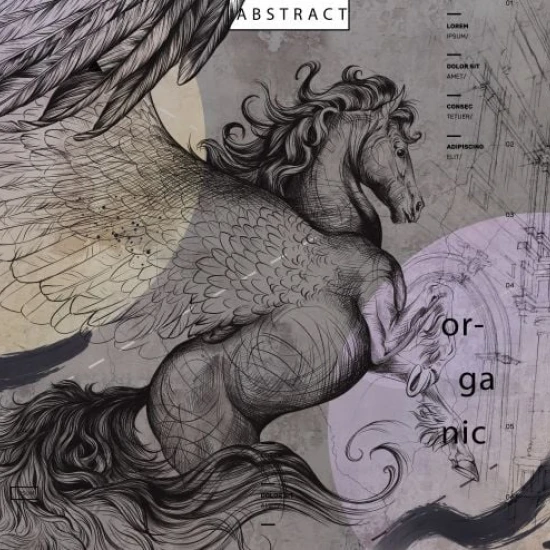 Fototapet fara imbinari Isometric Schetch